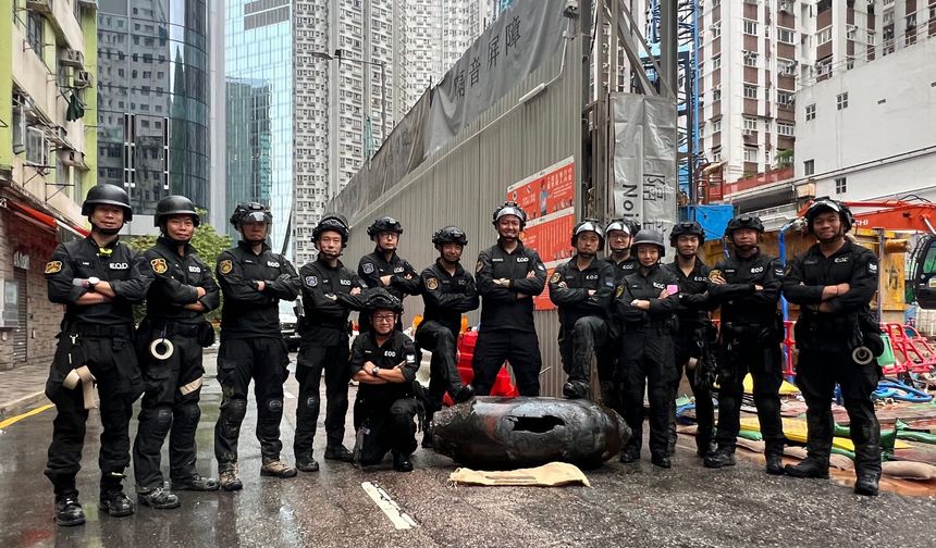 Hong Kong'da 2’nci Dünya Savaşı'ndan kalma bomba etkisiz hale getirildi