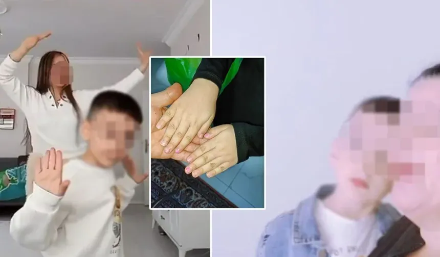 Ellerine oje sürdüğü oğlunu TikTok'ta dans ettirdi, baba velayet davası açtı