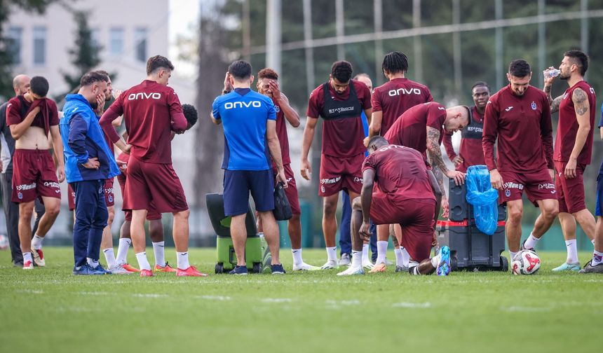 Trabzonspor’da Fatih Karagümrük maçı hazırlıkları sürüyor