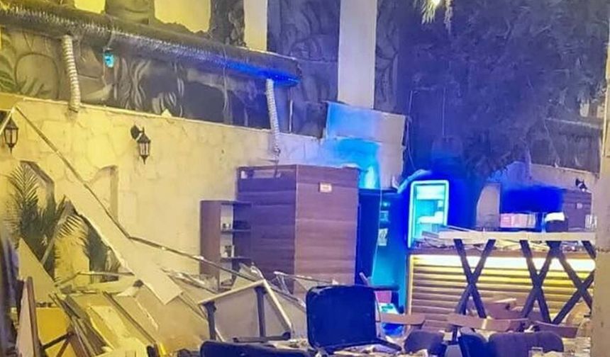 Dekoru devrilen eğlence mekanının mesul müdürü gözaltında