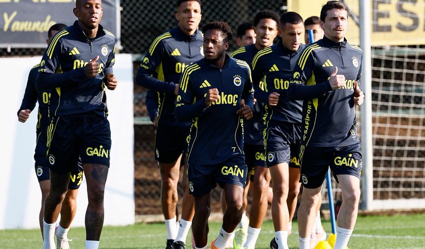 Fenerbahçe, Fatih Karagümrük maçı hazırlıklarını sürdürdü