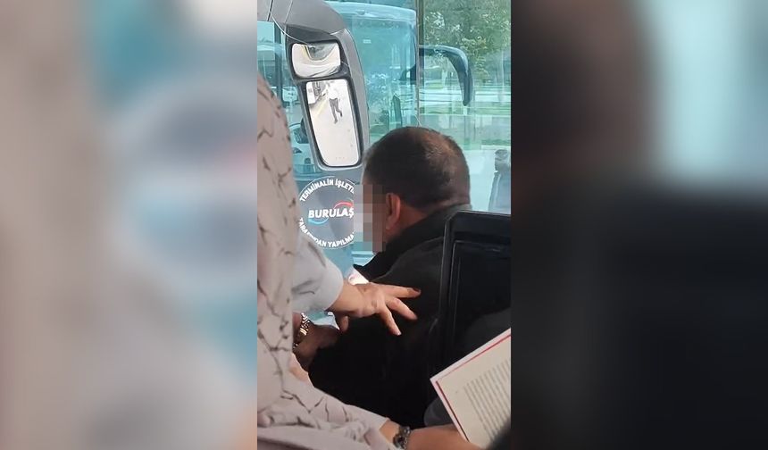 Otobüs şoförüne 'Kızıma neden bağırdın' yumruğu
