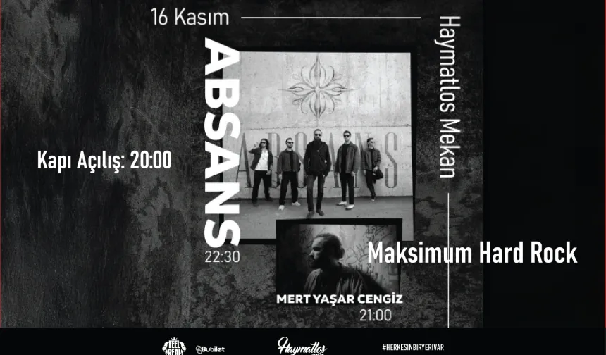 Absans & Mert Yaşar Cengiz Haymatlos Mekan'da