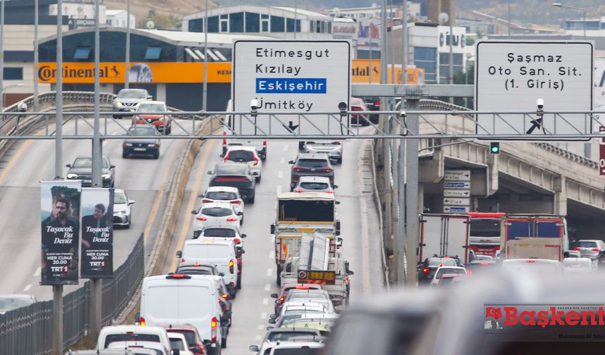 Başkentte trafiğe kayıtlı araç sayısı belli oldu