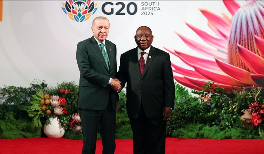 Cumhurbaşkanı Erdoğan, G20 Liderler Zirvesi resmi karşılama törenine katıldı