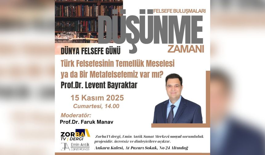 Ankara Kalesi’nde Felsefe Günü