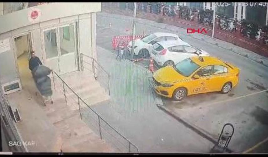 Büyükçekmece Adliyesi'ndeki hırsızlık görüntüleri ortaya çıktı