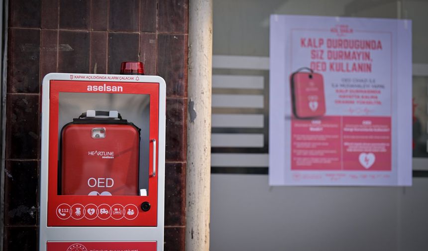 Ani kalp durmalarına karşı üretilen yerli cihaz Ankara'da 25 noktaya yerleştirildi