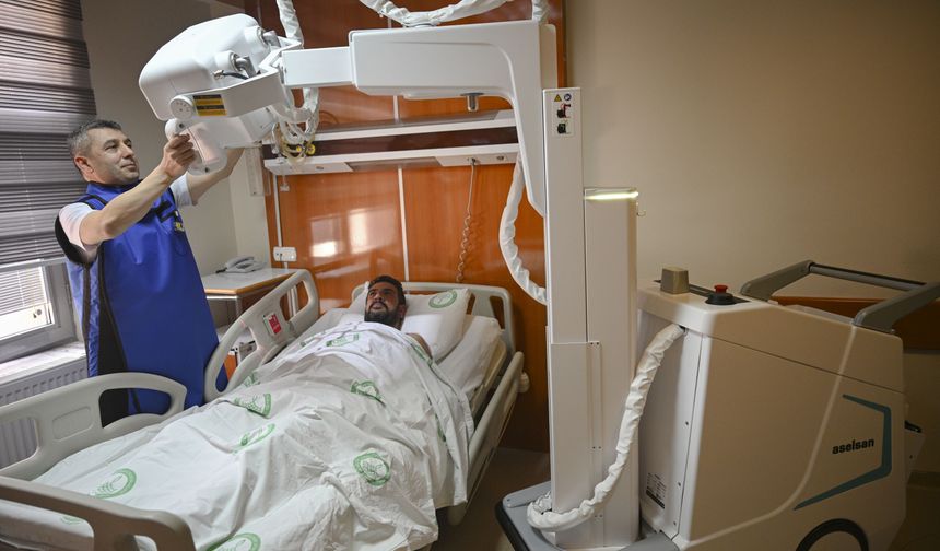 Yerli mobil röntgen cihazı Ankara'da hizmete sunuldu