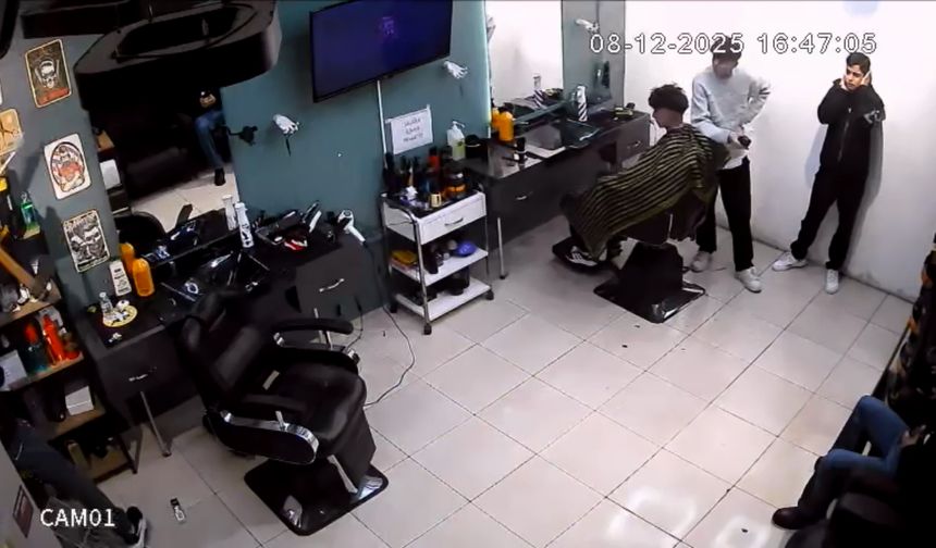 Baltayla kuaförü basıp klimayı patlattı