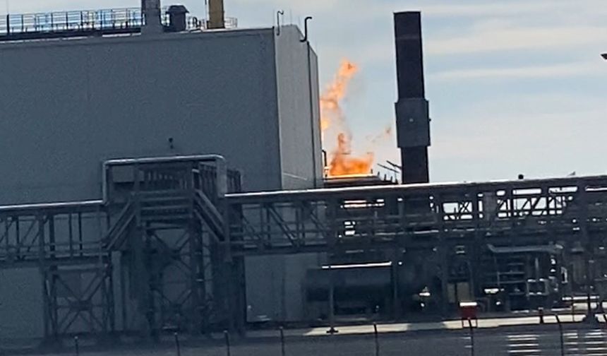 Silivri'de doğal gaz tesisindeki yangın kontrol altına alındı