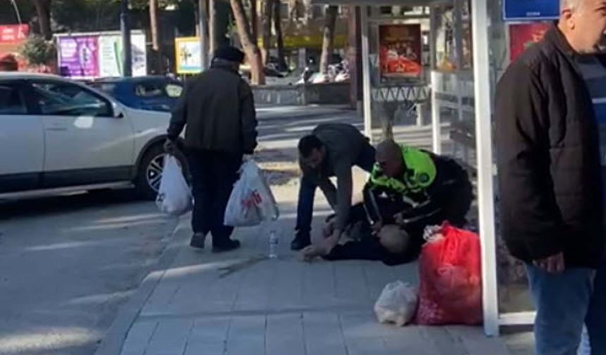 Polisin ilk yardım müdahalesi hayat kurtardı