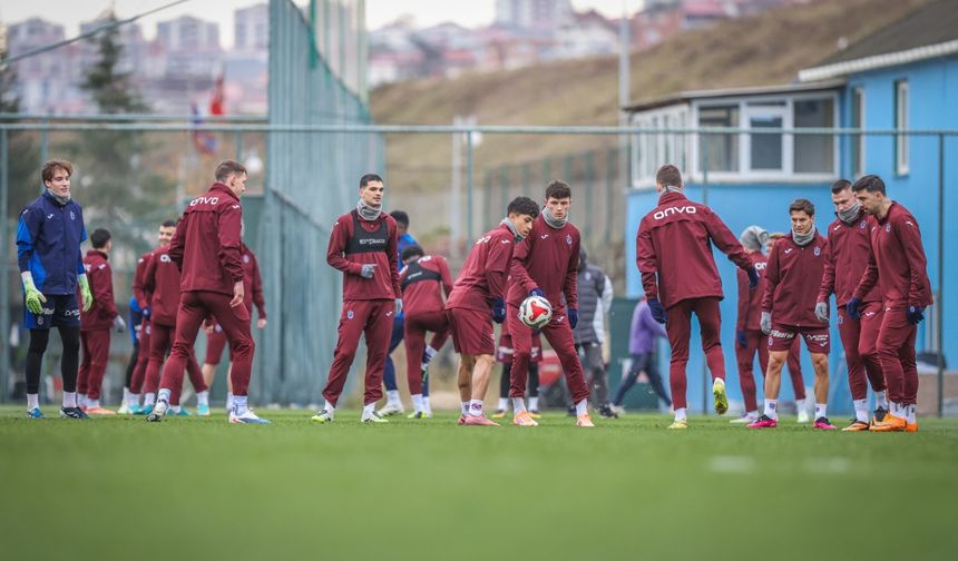 Trabzonspor 'Süper Kupa' hazırlıklarını sürdürdü