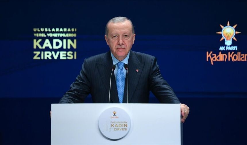 Erdoğan: Kadınların yerel yönetimlerde etkin olması kritik önemdedir