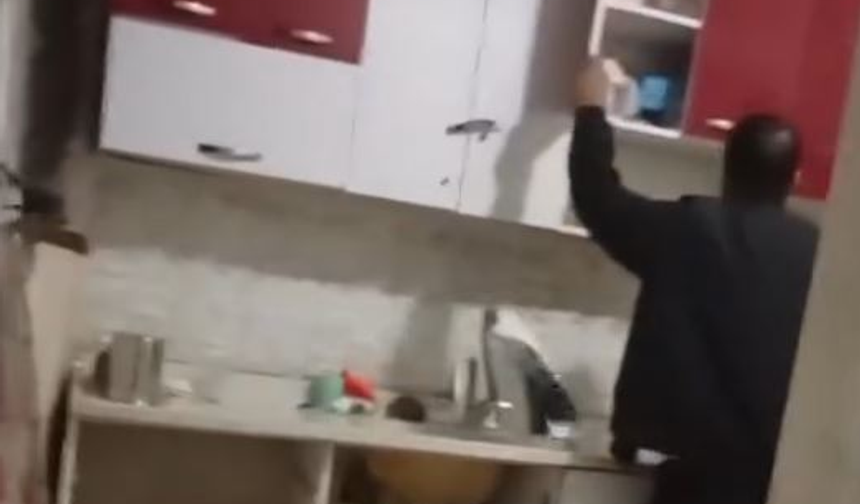 Boşanma aşamasındaki eşini darbedip, eşyalarını kıran şüpheli tutuklandı