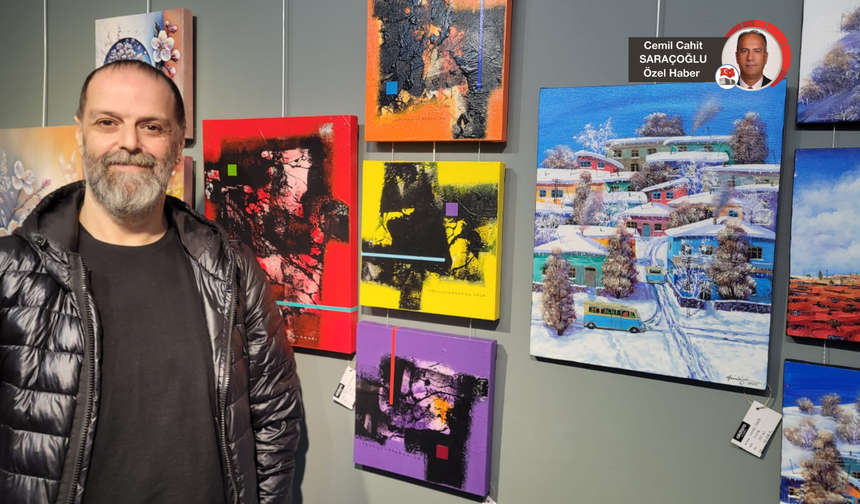 Prof. Dr. Yurttadur ‘Kaos ve Düzen’i birlikte resmetti