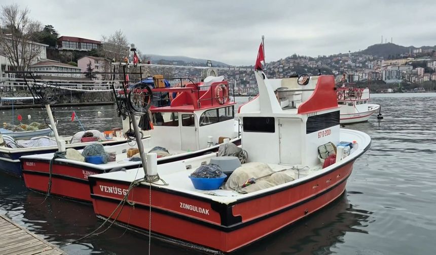 Zonguldak'ta poyraz nedeniyle bazı balıkçılar denize açılamadı