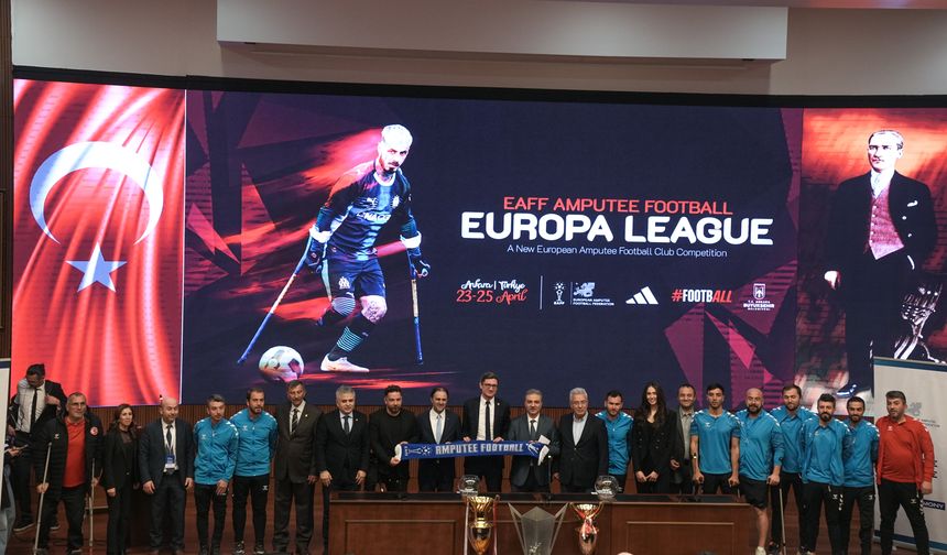 Ankara'da düzenlenecek Ampute Futbol Avrupa Ligi'nin kura çekimi yapıldı