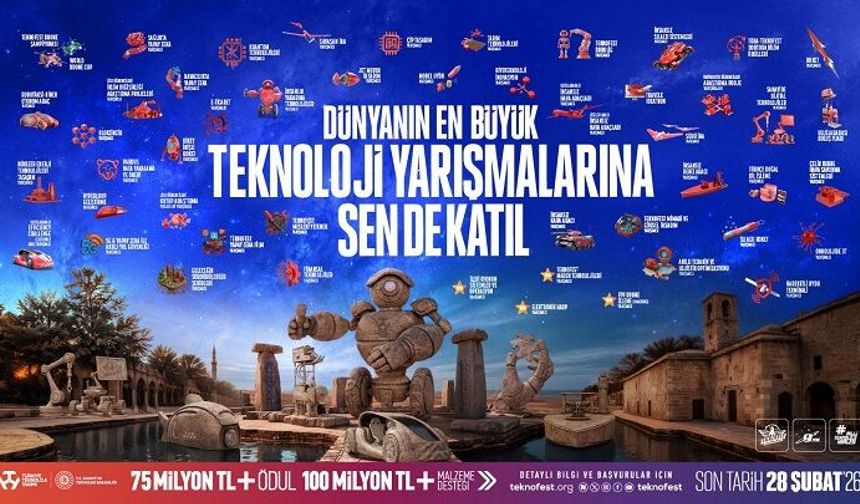 TEKNOFEST 2026'daki teknoloji yarışmalarına başvurular devam ediyor