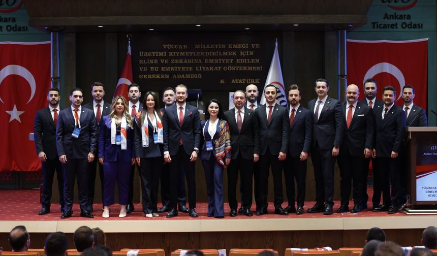 TÜGİAD Ankara Şubesi Genel Kurulu’nda Aykut Çakmaklı yeniden seçildi