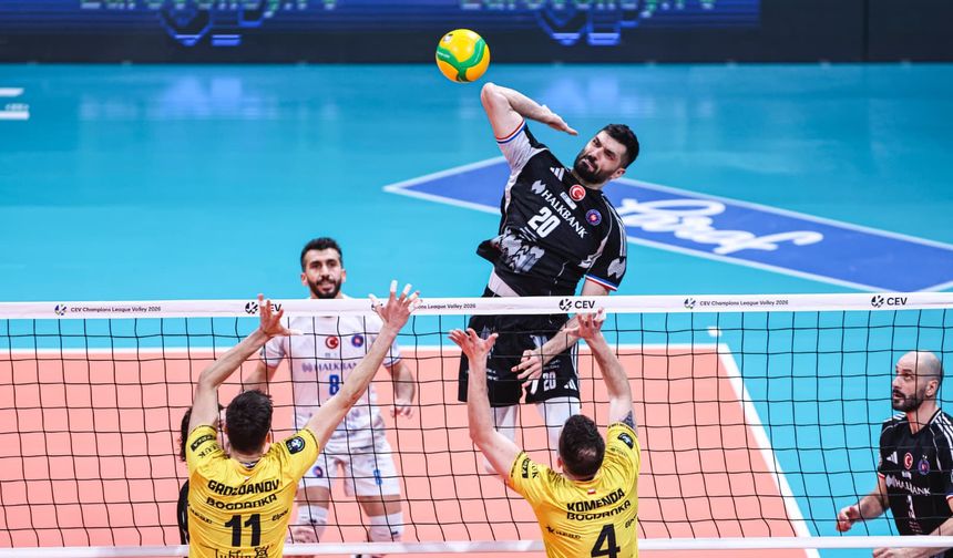 Halkbank Şampiyonlar Ligi'ne veda etti