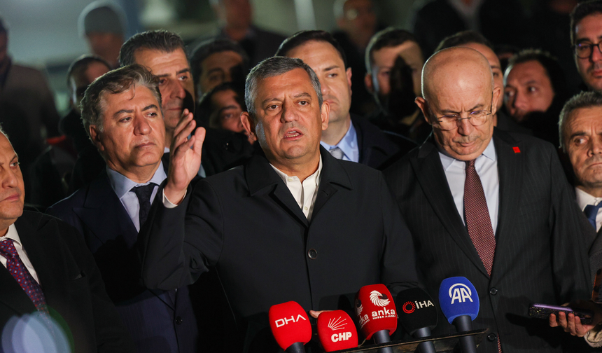 Özgür Özel: Taştan su çıkarsa buradan da suç çıkar