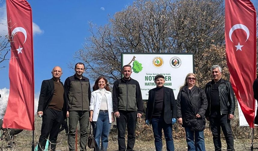 Türkiye Noterler Birliğince Ankara'da hatıra ormanı oluşturuldu