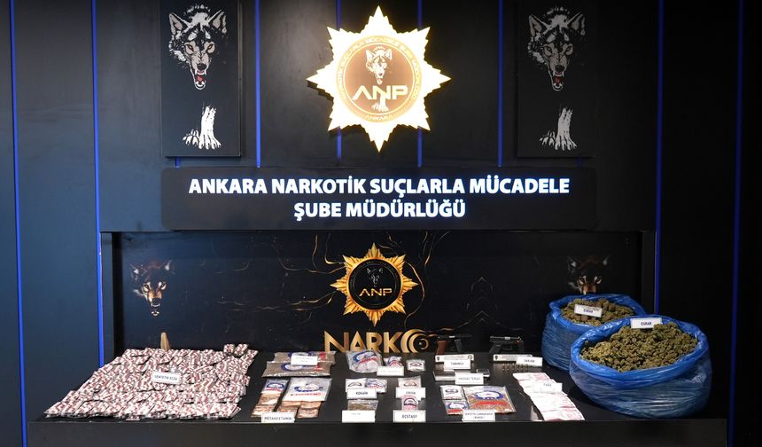 Ankara'da uyuşturucu operasyonu; 29 tutuklama