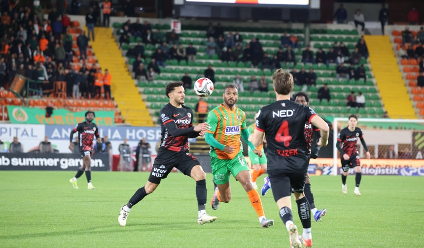 Gençlerbirliği deplasmanda Alanyaspor ile berabere kaldı