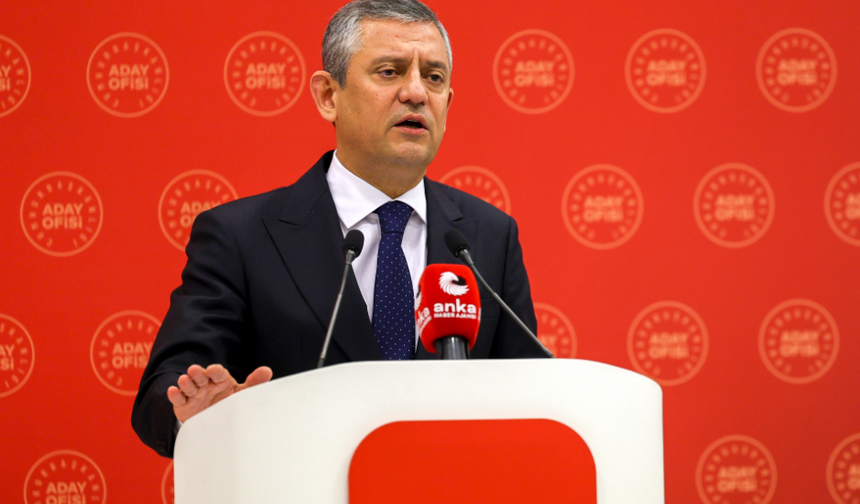 Özgür Özel: Herkesin adaleti bulduğu ülkeyi hedefliyoruz