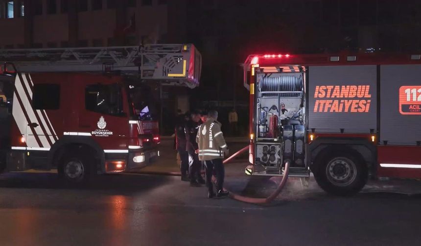 Okmeydanı Ağız ve Diş Sağlığı Hastanesi'nde çıkan yangın söndürüldü