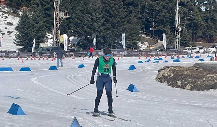 Türkiye'de ilk kez düzenlenen kış triatlonu Bolu'da yapıldı