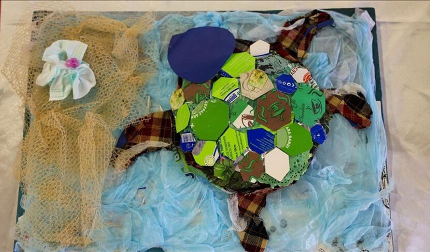 OMÜ'de "Sıfır Atık Hackathonu" ile atıklar sanata dönüştü