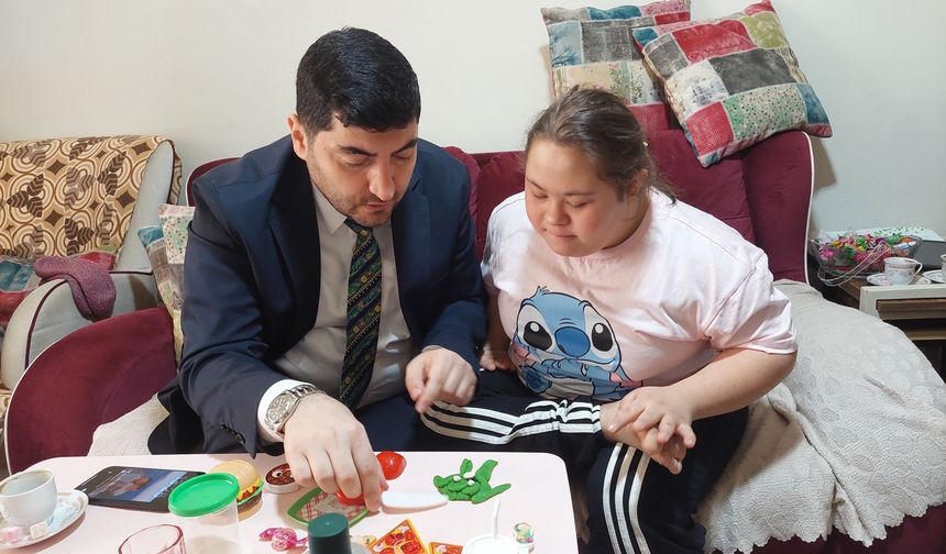 Etimesgut’ta anlamlı ziyaret: Down Sendromlu bireyler unutulmadı