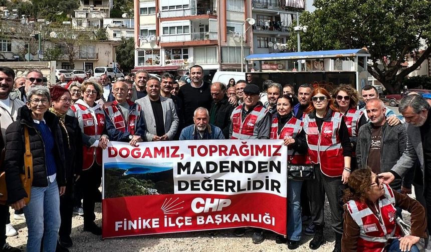 CHP’li Kaya: 'Sakin şehir' ünvanlı Finike’de mermer ocağının ne işi vari