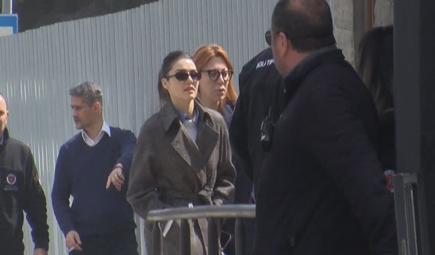 ‘Uyuşturucu’ soruşturmasında Hande Erçel Adli Tıp Kurumu’nda