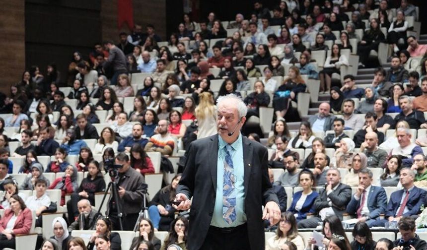 Nobel ödüllü bilim insanı Meldal, GTÜ’de yoğun ilgiyle karşılandı