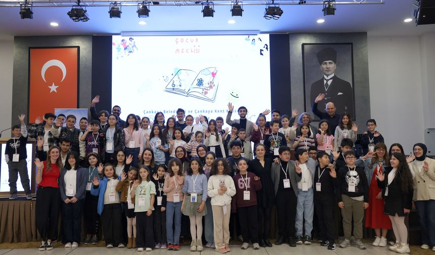 Çankayalı çocuklar kenti için karar veriyor