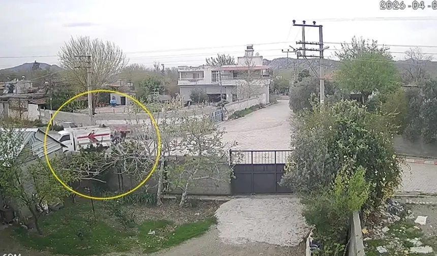 Osmaniye’de motosiklet sürücüsünün hayatını kaybettiği kaza kamerada