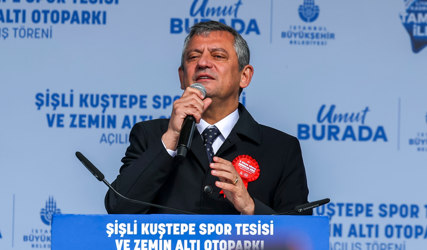 Özgür Özel, Şişli Kuştepe Spor Tesisi ve Zemin Altı Otoparkı Açılış Töreni'ne katıldı