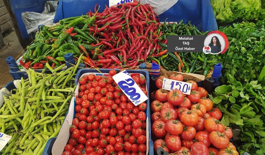 Ankara Hali'nde sebze fiyatları arttı