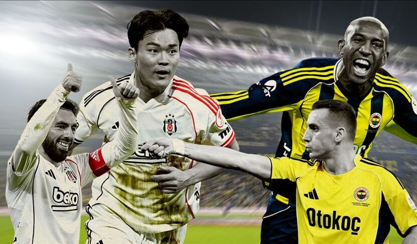 Fenerbahçe-Beşiktaş derbisinde gözler yıldız golcülerde