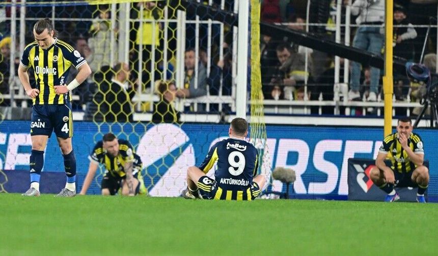 Fenerbahçe, liderlik şansını son dakika golüyle yitirdi