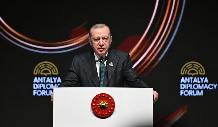 Cumhurbaşkanı Erdoğan'ın Antalya Diplomasi Forumu'ndaki konuşması 3 dilde kitaplaştırıldı