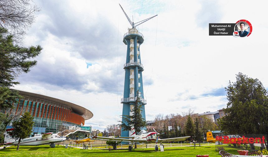 Ankara'nın 90 yıllık paraşüt kulesi