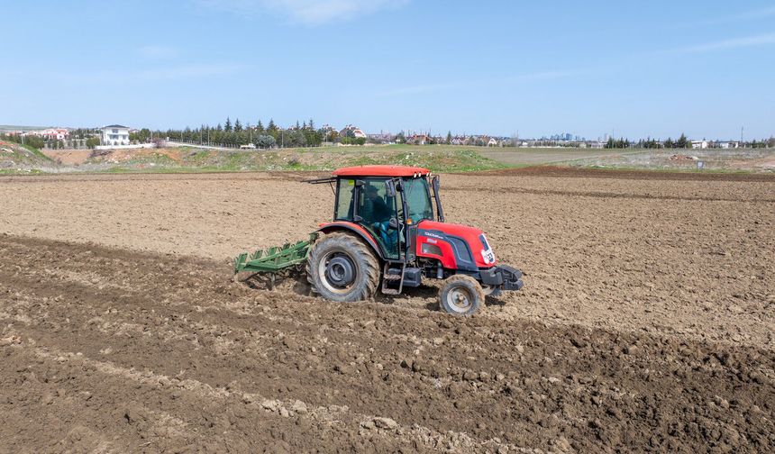 Gölbaşı’nda 2026 karabuğday ekim çalışmaları başladı