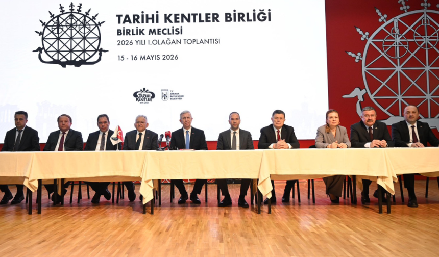 Mansur Yavaş, yeniden Tarihi Kentler Birliği Başkanı seçildi