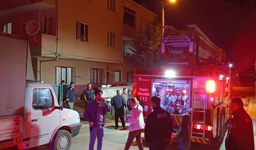 Eski eşinin evine benzin dolu şişe atıp yangın çıkaran şüpheli yakalandı