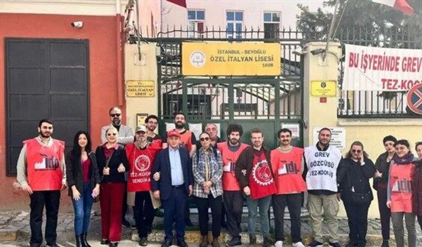İtalyan Lisesi’nde grevdeki öğretmenleri mahkeme haklı buldu