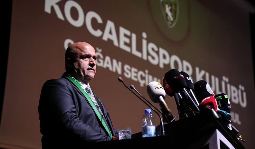 Recep Durul, yeniden Kocaelispor başkanlığına seçildi